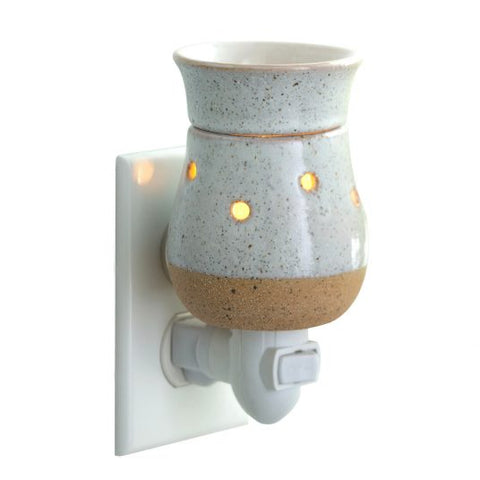 Rustic White Pluggable Wax Warmer