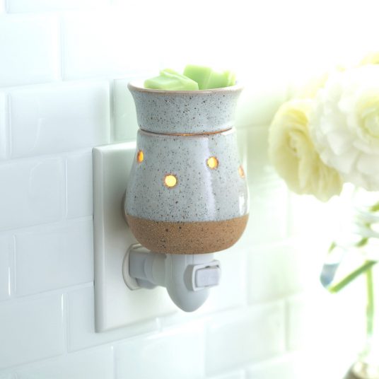 Rustic White Pluggable Wax Warmer