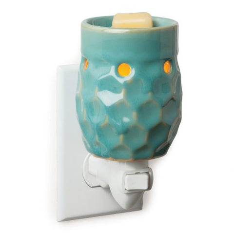 Turquoise Honeycomb Pluggable Wax Warmer