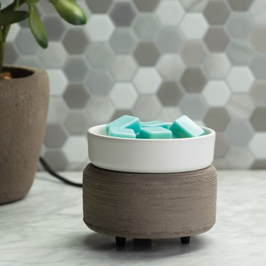 Gray Concrete 2-in-1 Classic Fragrance Warmer