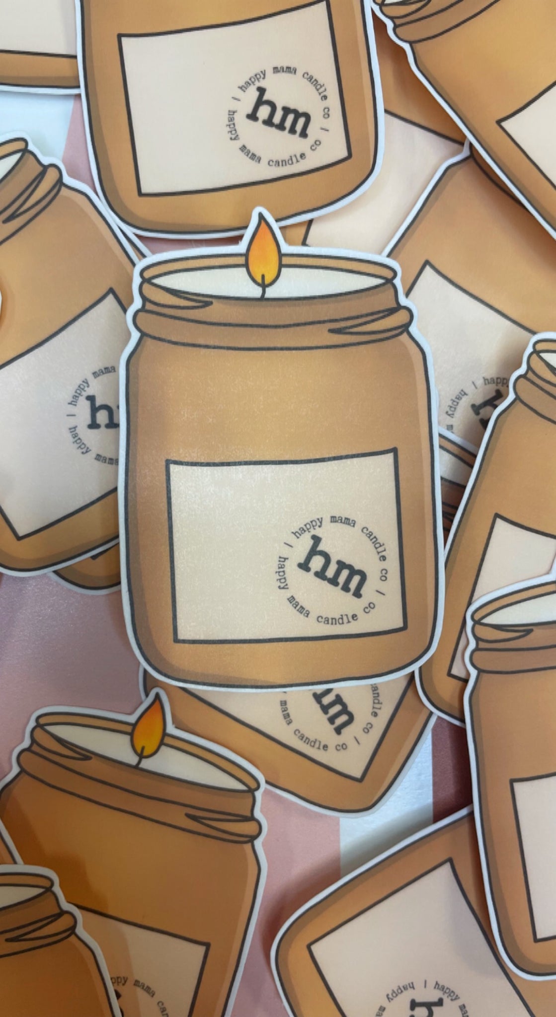 Happy Mama Jar Sticker